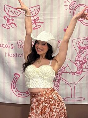 Pearl crop top